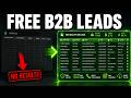 How to Scrape 1,000+ B2B Leads for FREE (Google Maps + AI Hack)