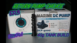 Return Pump For SPS 40g Breeder Reef Build - Jebao DCP-4000 Unboxing \u0026 First Look (Ep. 3/Part 1)