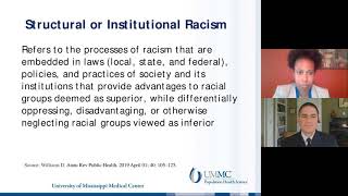 STDP2020 - Racism as a Public Health Issue