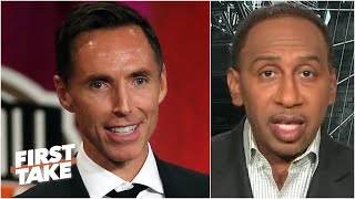 Stephen A. reacts to the Nets hiring Steve Nash as the next head coach | First Take