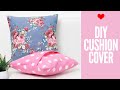 DIY Cushion Covers & Pillow Covers | How to Make a Pillow REALLY fast