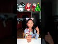 Cute kid eats Christmas emoji 🎄☃️🎅🏻❤️🌈✅🚀