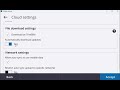 3. Trimble Access Data Sync - General Sync Settings