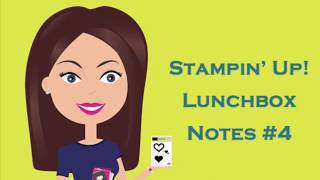 Stampin' Up! Lunchbox Notes #5