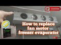 how to replace fan motor freezer