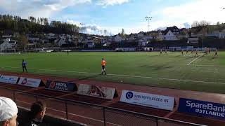 Gjøvik-Lyn Per Kristian Jansen 1-1 scoring i cupen mot Ullensaker/Kisa 2. mai 2019 på Gjøvik Stadion