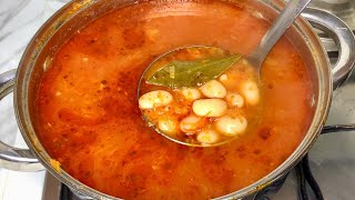 This Greek soup is just a Treasure! I take BEANS and cook a BRILLIANT soup!