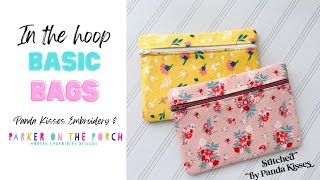 In the Hoop- Basic Zipper Bag