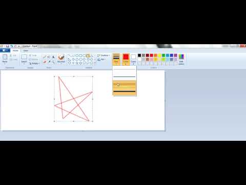 Working With Polygon Tool In MS Paint - YouTube