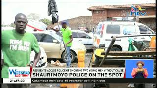 Shauri Moyo police accused of shooting two young men without cause