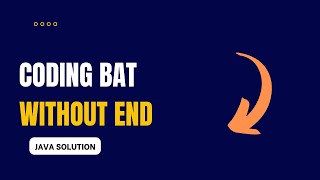 Coding Bat - withoutEnd Solution (Java)
