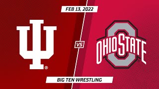 Select Matches: Indiana at 8 Ohio State | Big Ten Wrestling | Feb. 13, 2022