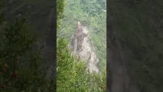 Landslide on Bagipul Jaon road in Kullu district