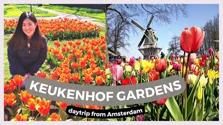 KEUKENHOF GARDENS IN 2021🌷🌷 | VLOG + How to see the tulip fields from Amsterdam