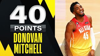 Donovan Mitchell Drops 40 PTS At The 2023 #NBAAllStar Game!