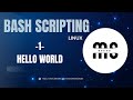 BASH SCRIPTING | Hello World
