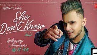 She don't know millind gaba || She don't know song || she don't know whatsapp status video