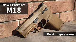 【SIG】本家SIG SAUERから発売のエアガン!! SIG AIR PROFORCE(VFC) M18 レビュー【エアガン】