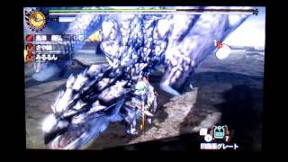 MH4実況プレイ番外編Part2　リオレイア希少種＆リオレウス希少種 ランス地形ハメ　ソロ討伐