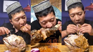 Delicious Eating 111 | Ăn Đầu Dê Đầu Cừu | Goat Head Sheep Head Hooves Eating Show Mukbang
