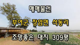 부동산매매 - 충남 부여군 장암면 석동리  대지