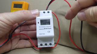How to Wire Up and Connect a Digital Timer from China - PLEASE READ DESCRIPTION
