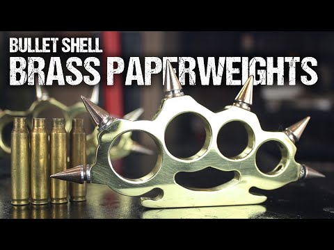 How To Make Brass Knuckles, From Bullet Shells How To Make Brass Knuckles, From Bullet Shells
