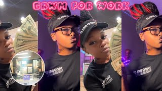 GRWM for work 💰(tacobell) *mini vlog*💗