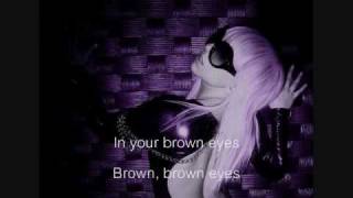 Lady gaga Brown Eyes (con letra)