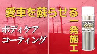 新車時の輝き復活！シミ・水垢を落してコーティング【一発施工】クリーナー\u0026コーティング効果