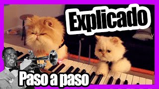 🌎Cómo aprender a tocar WHAT a wonderful WORLD 🌈en PIANO 🎹Louis Armstrong - Tutorial  y PARTITURA