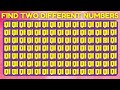 Find Two Different Letters | Q1 #find #findthenumber #quizchallenge #puzzlegames #youtubeshorts