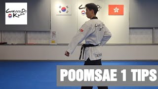 Taekwondo Poomsae 1 (2024) Tips