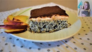 easy and delicious poppy seed cake, traditional slavic recipe