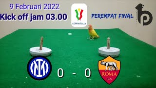 Perempat final Coppa Italia "INTER MILAN vs AS ROMA"💥Prediksi burung love bird
