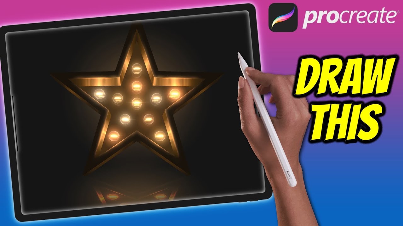 Star Sign Procreate Tutorial 136 Youtube