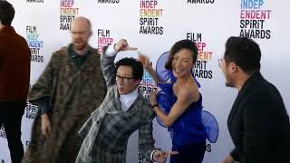 Michelle Yeoh Ke Huy Quan Everything Everywhere All At Once Independent Spirit Awards Santa Monica