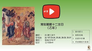 20210615 欣賞常年期第十二主日 乙年讀經