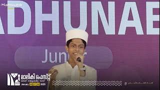 MADHUNNABI JUNIOR || BEST IN MALIKI FEST 2K25 || AAMIR MUHAMMED  || MIC ASAS