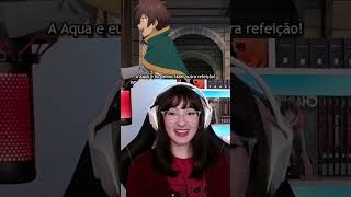 Momento caliente entre Darkness e Megumin 🤭😳 #konosuba #megumin #darkness #anime #react #kazuma