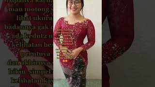 kebaya merah ini lebih cantik dan viral