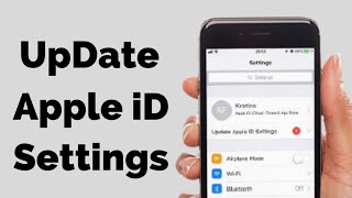 How To UpDate Apple iD Settings 2021