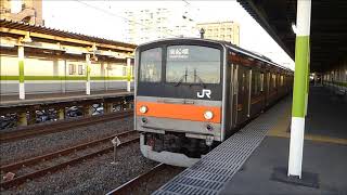 南流山駅の武蔵野線205系電車