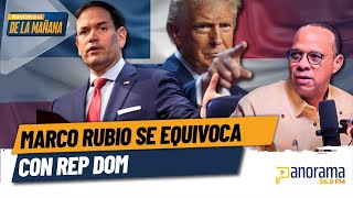 Alfredo de la Cruz responde a declaraciones del Marco Rubio \