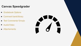 Canvas Speed Grader