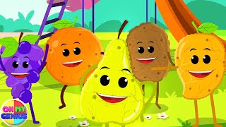 Ten Little Fruits Song Nursery Rhyme For Kids