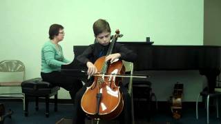 Charlie Zandieh performs the Haydn Cello Concerto in C- 3rd mvmnt