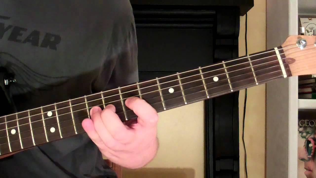 How To Play The B Blues Scale On Guitar Guitar Lesson - YouTube