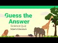 Science Quiz!! Come, solve and enjoy.#Srijan#Education#Quiz#Science