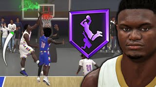This ZION WILLIAMSON BUILD with 99 DUNK is DOING THE UNTHINKABLE on NBA 2K24...
